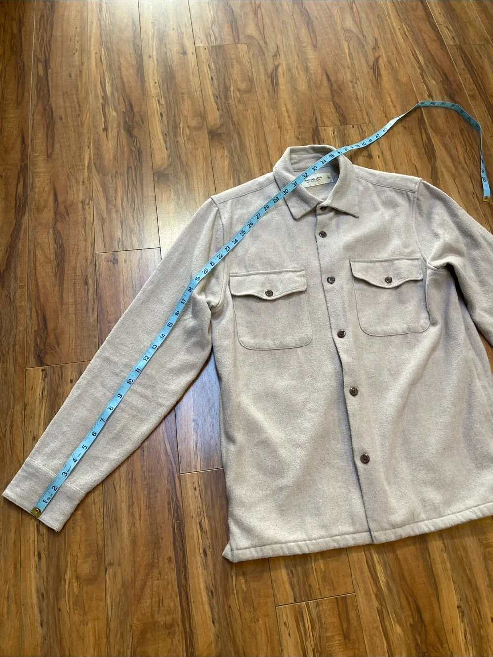 Abercrombie & Fitch Soft A&F Collection Cotton Blend Shirt Jacket Shacket Size L